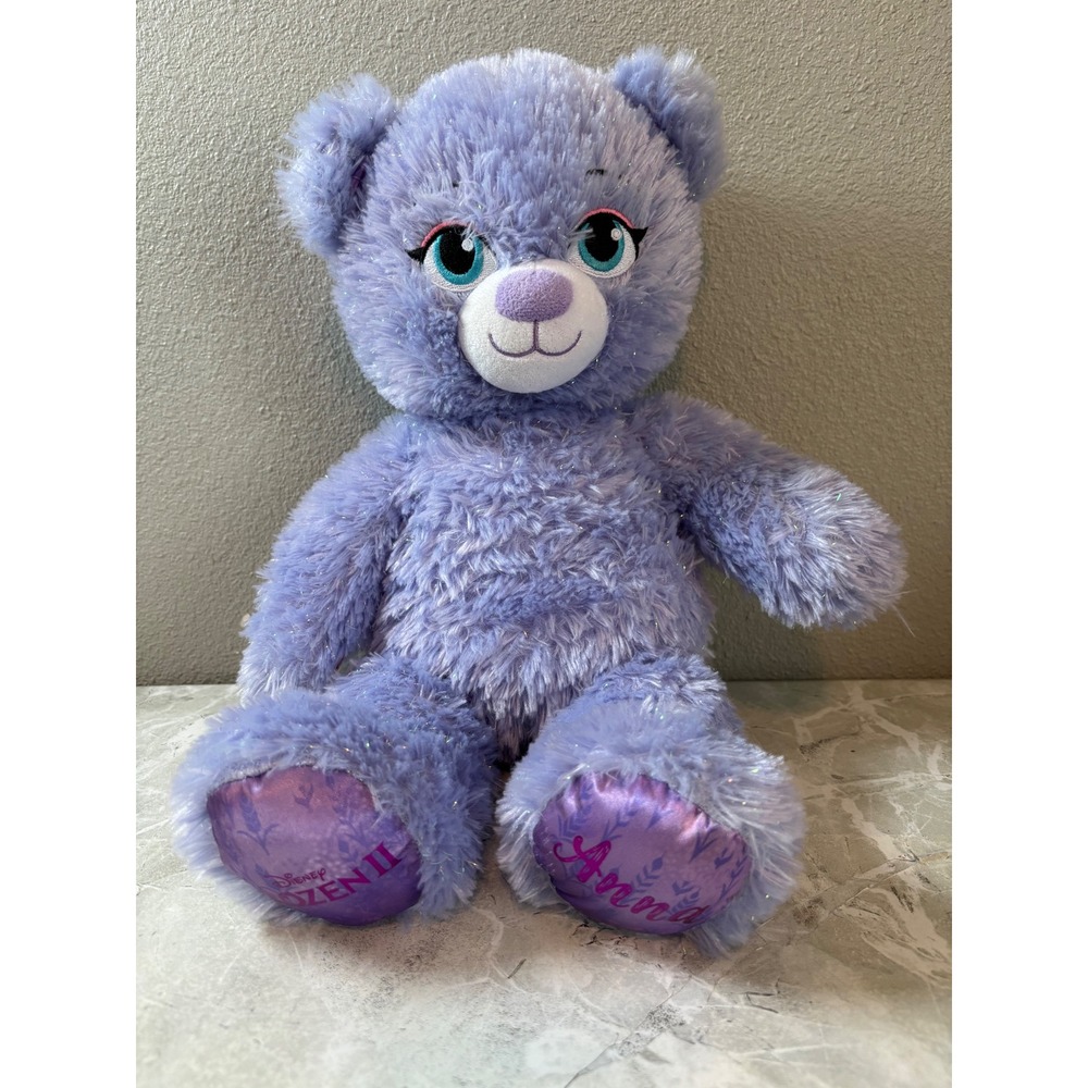 Build-A-Bear Disney Frozen II Anna Inspired Lavender Sparkle Plush Bear